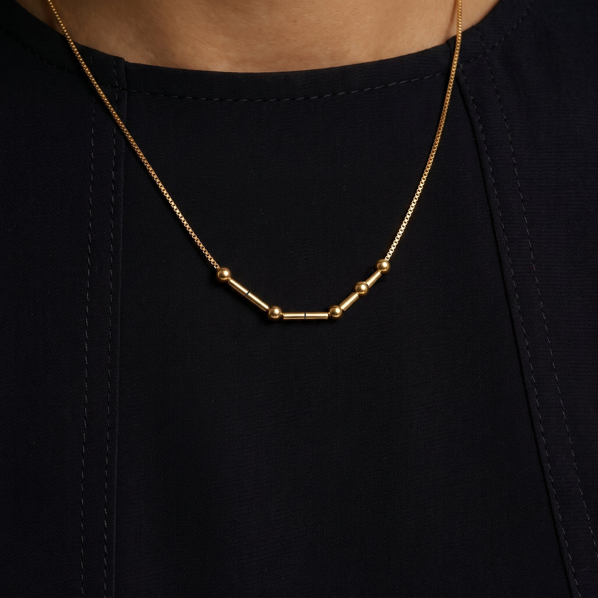 Morse Code Necklace